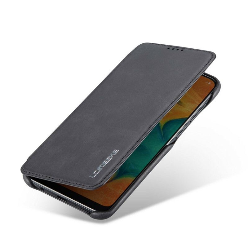 Capa De Celular Para Samsung Galaxy A20e Flip Lc.imeeke Efeito Couro