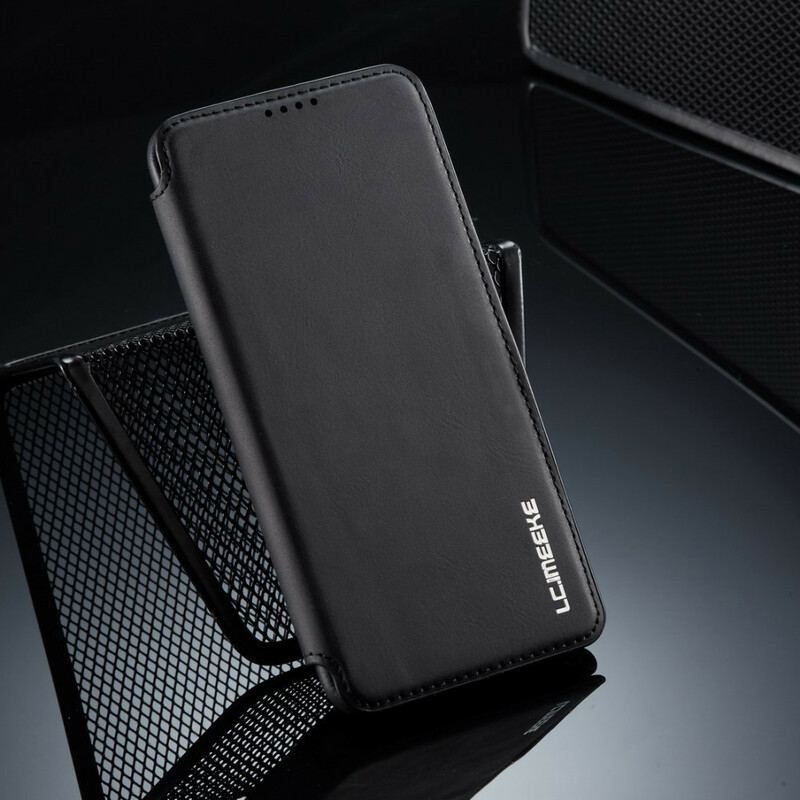 Capa De Celular Para Samsung Galaxy A20e Flip Lc.imeeke Efeito Couro