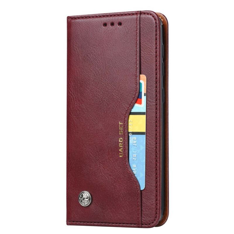 Capa De Celular Para Samsung Galaxy A20e Flip / Porta-cartões De Couro Sintético A10e