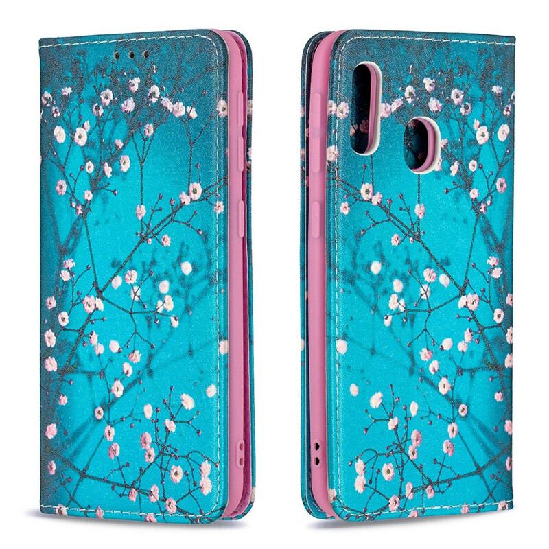 Capa De Celular Para Samsung Galaxy A20e Flip Ramos Floridos