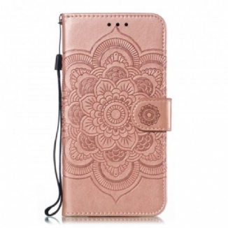 Capa Flip Para Samsung Galaxy A20e Mandala Completa