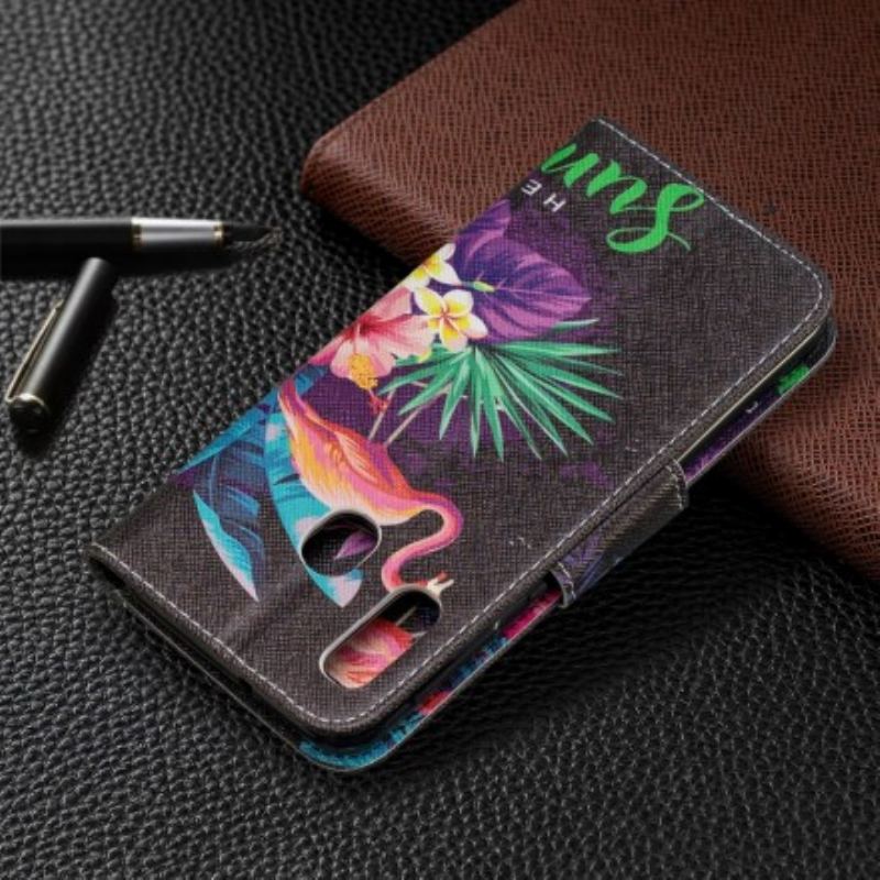 Capa Flip Para Samsung Galaxy A20e Olá Verão