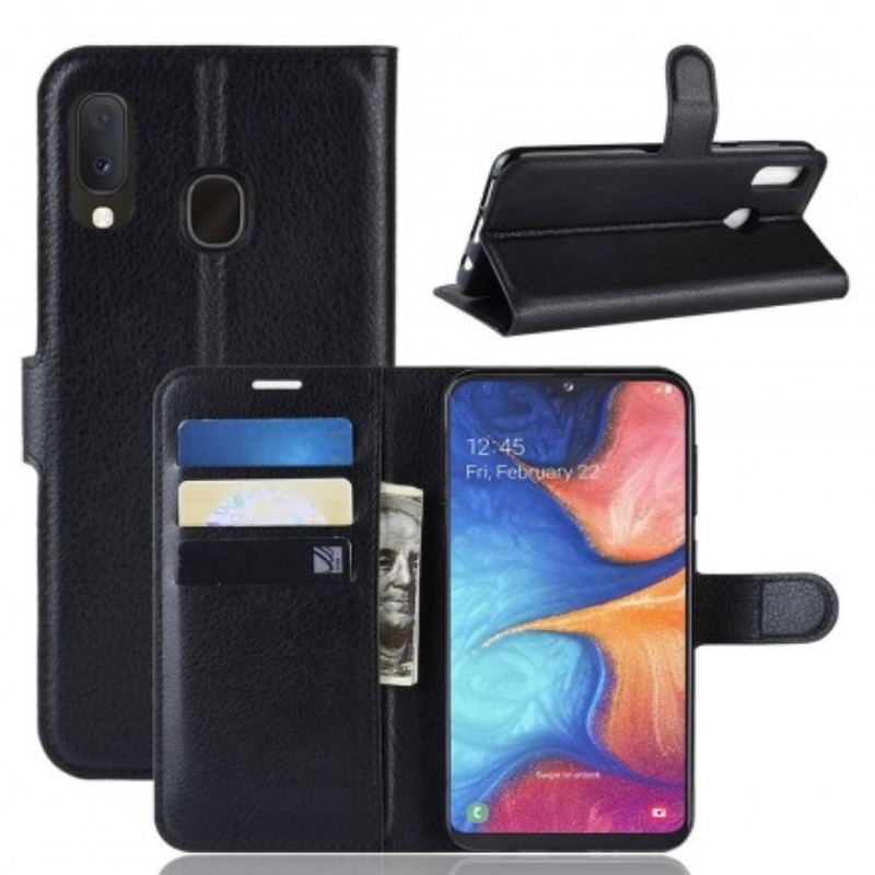 Capa Folio Para Samsung Galaxy A20e Clássico