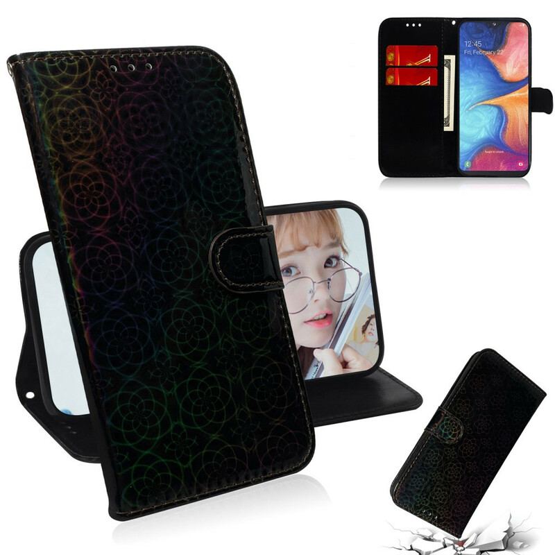 Capa Folio Para Samsung Galaxy A20e Cor Pura