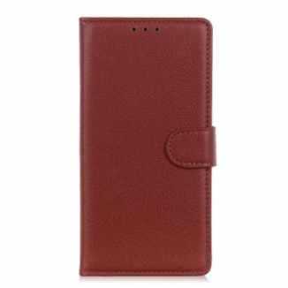 Capa Folio Para Samsung Galaxy A20e Couro Falso Tradicional