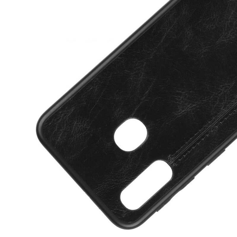 Capa Para Samsung Galaxy A20e Efeito Couro Couture