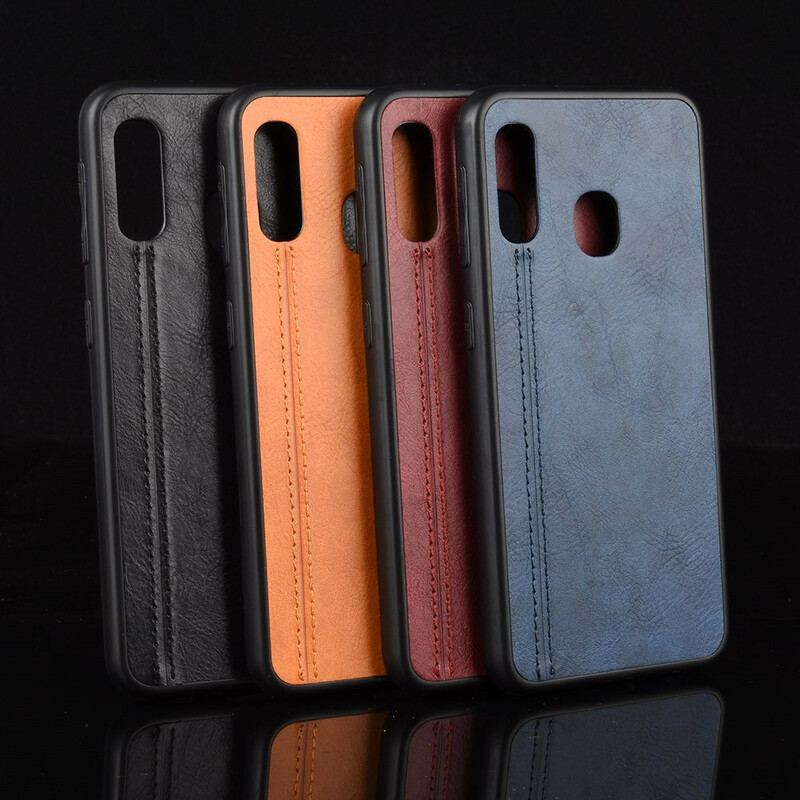 Capa Para Samsung Galaxy A20e Efeito Couro Couture