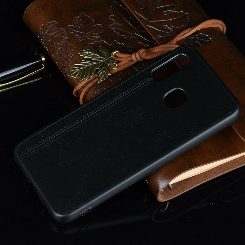 Capa Para Samsung Galaxy A20e Efeito Couro Couture