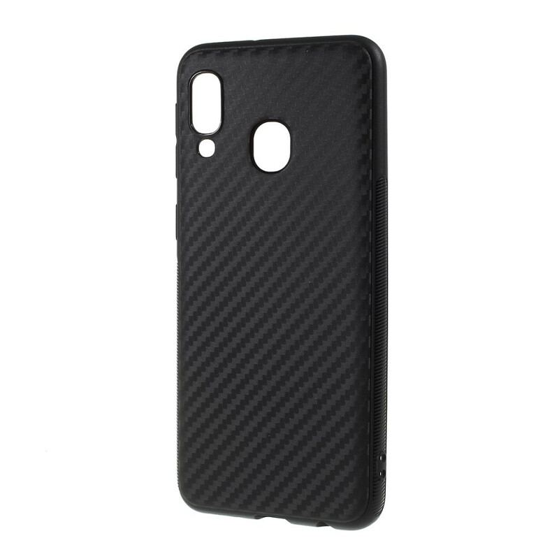 Capa Para Samsung Galaxy A20e Fibra De Carbono