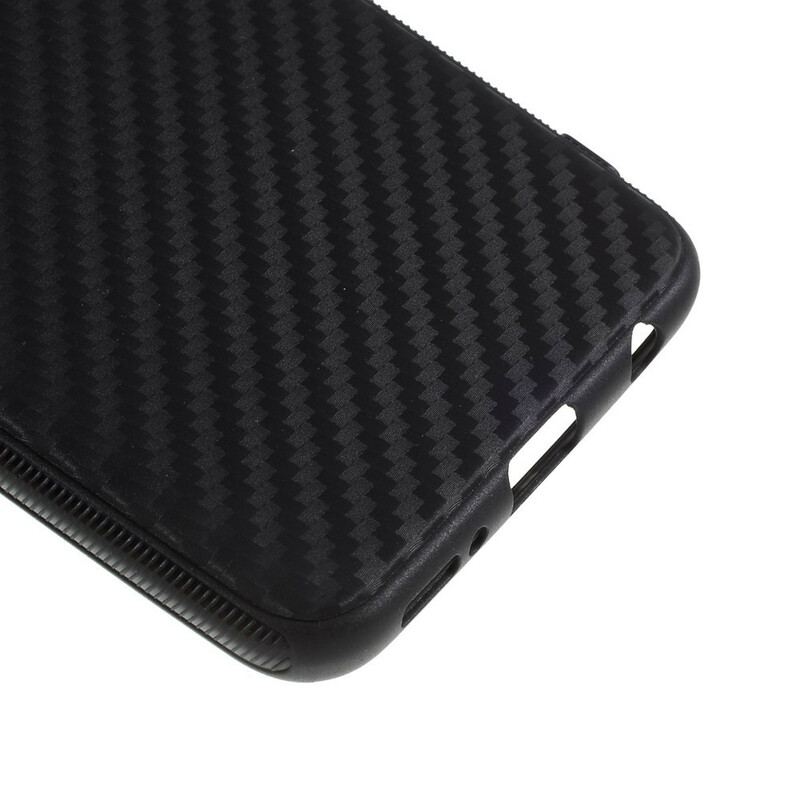 Capa Para Samsung Galaxy A20e Fibra De Carbono