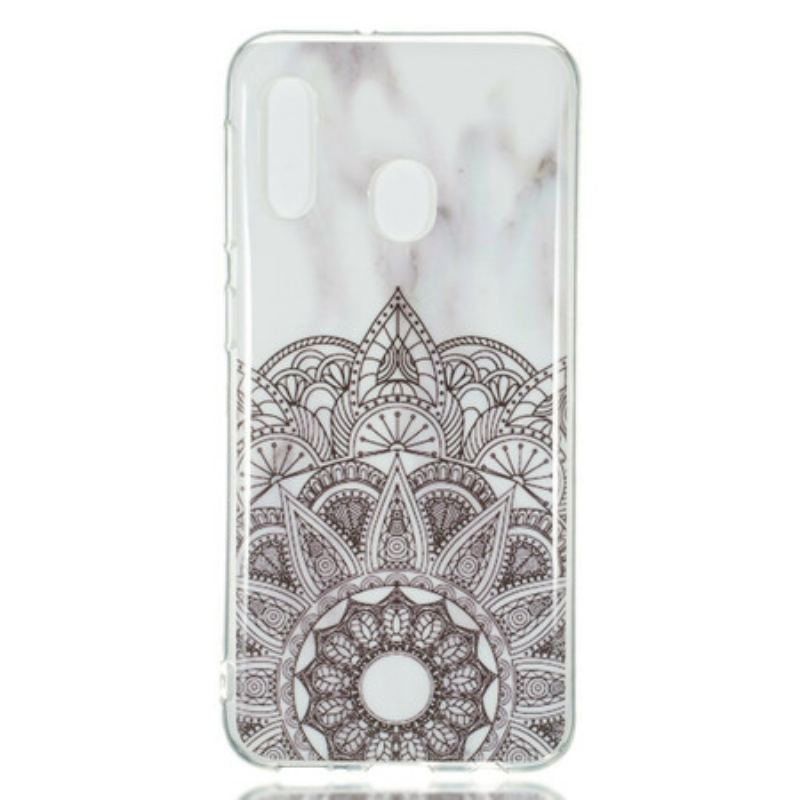 Capa Para Samsung Galaxy A20e Mandala Marmorizada