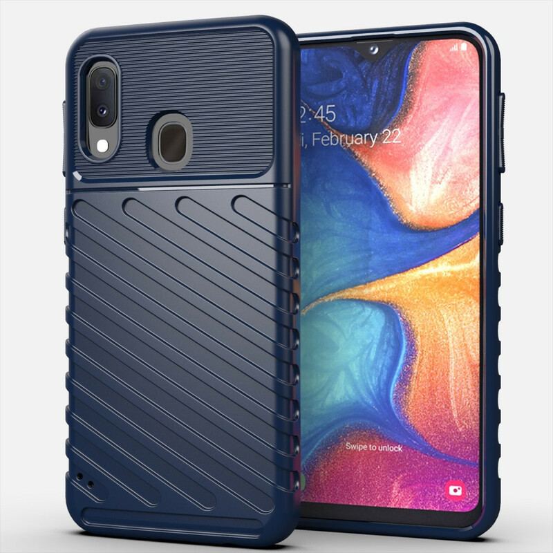 Capa Para Samsung Galaxy A20e Série Trovão