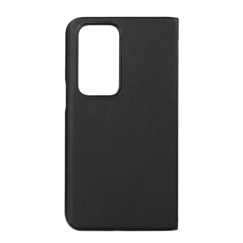 Capa Para Oppo Find N Couro Genuíno