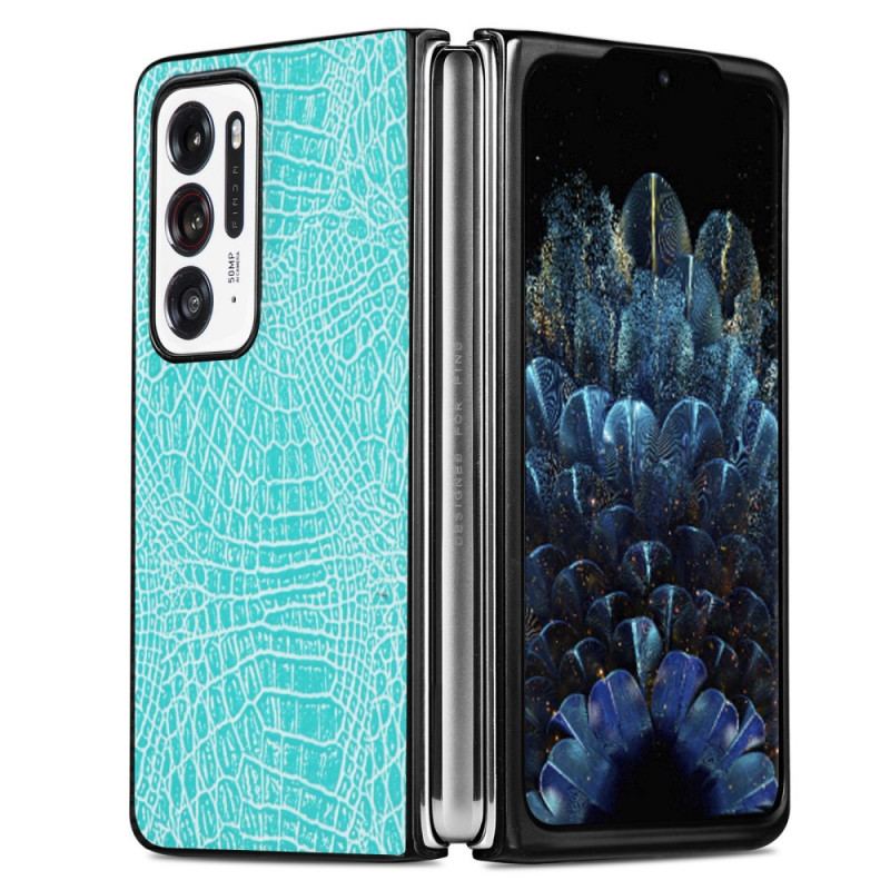 Capa Para Oppo Find N Estilo De Pele De Crocodilo