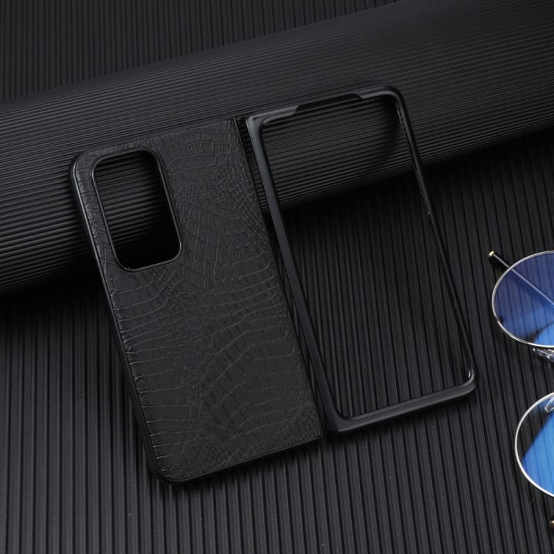 Capa Para Oppo Find N Estilo De Pele De Crocodilo