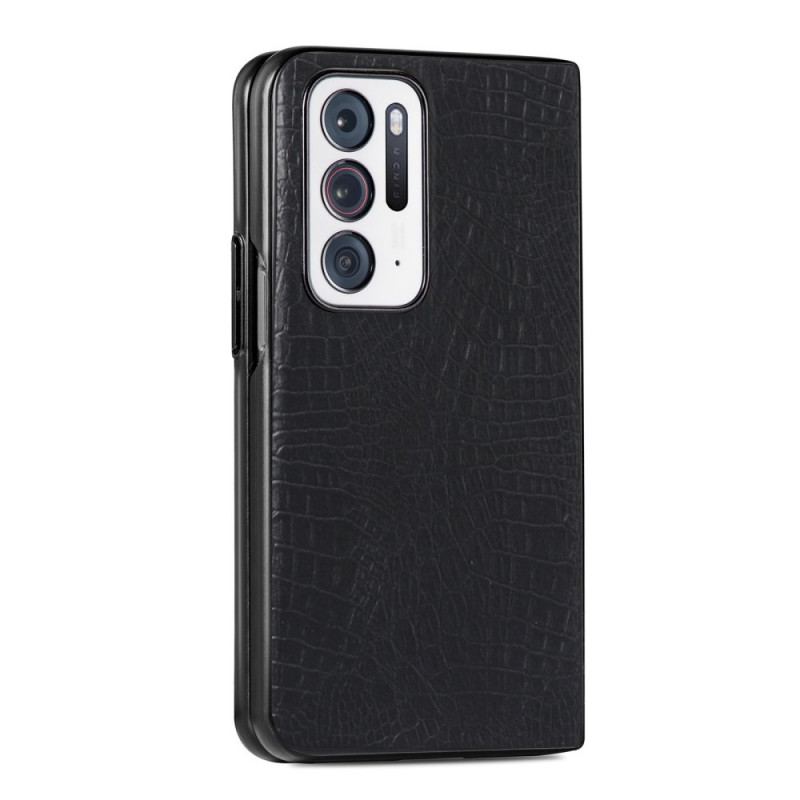 Capa Para Oppo Find N Estilo De Pele De Crocodilo