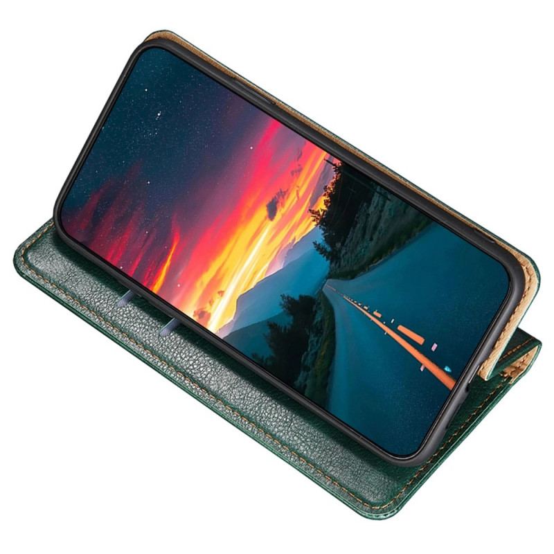 Capa De Celular Para Xiaomi Redmi Note 12 Pro Plus Flip Costura De Couro Falso