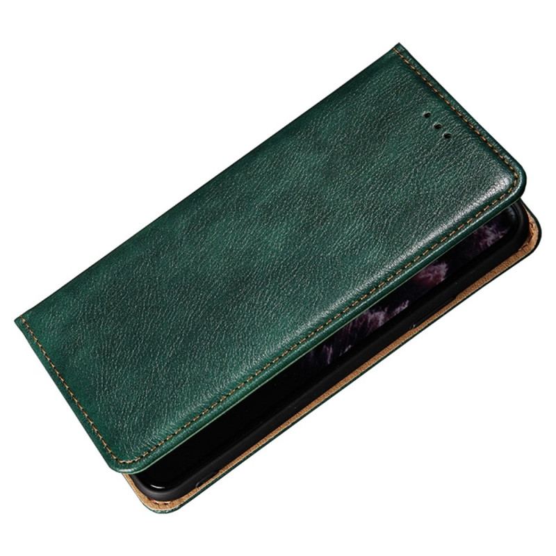 Capa De Celular Para Xiaomi Redmi Note 12 Pro Plus Flip Costura De Couro Falso