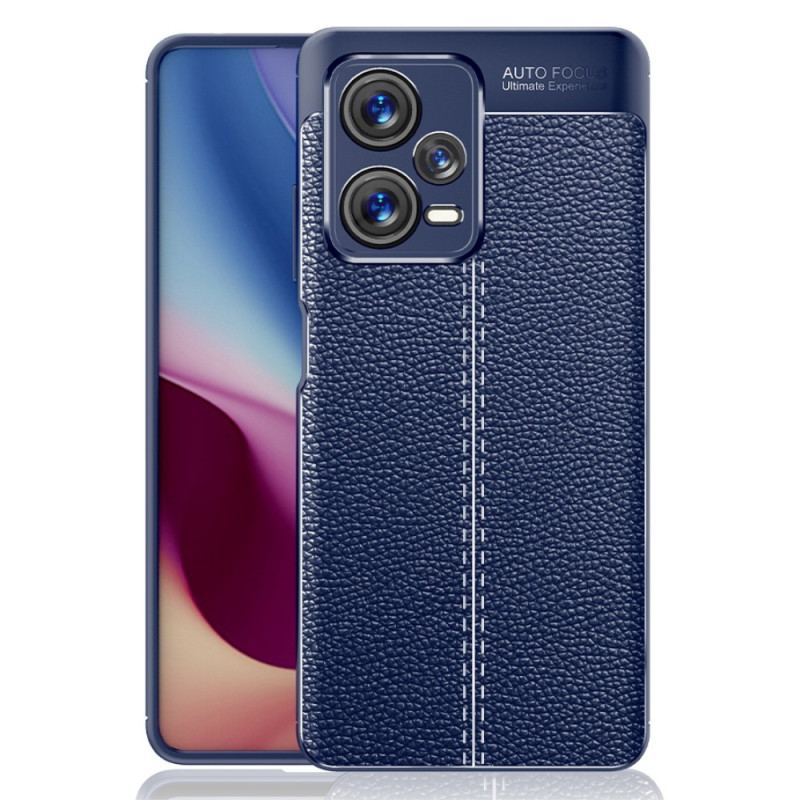 Capa De Celular Para Xiaomi Redmi Note 12 Pro Plus Linha Dupla Efeito Couro Litchi