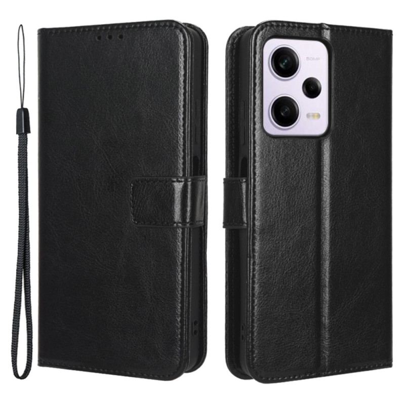 Capa De Couro Para Xiaomi Redmi Note 12 Pro Plus Couro Falso Chamativo