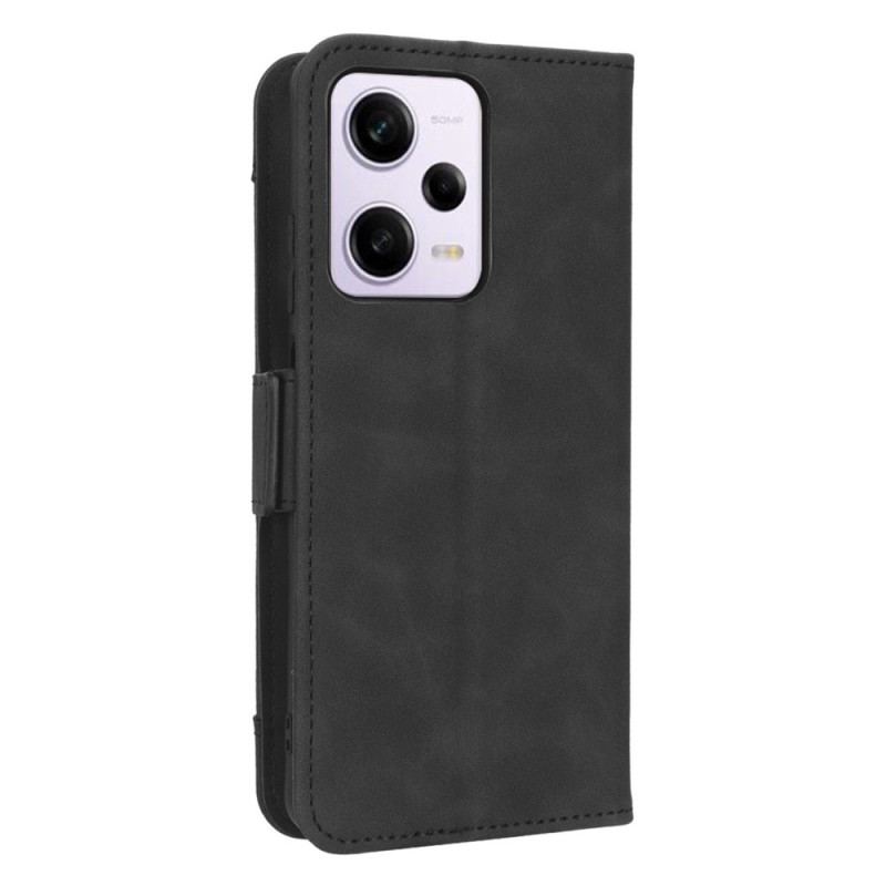 Capa Em Pele Para Xiaomi Redmi Note 12 Pro Plus Cartões Múltiplos