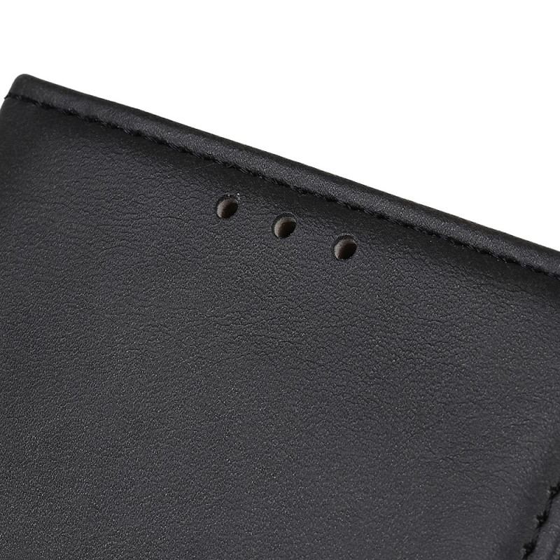 Capa Em Pele Para Xiaomi Redmi Note 12 Pro Plus Couro Sintético Fosco