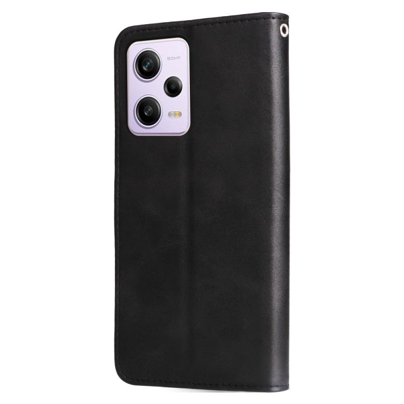 Capa Flip Para Xiaomi Redmi Note 12 Pro Plus Carteira