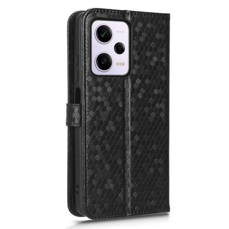 Capa Flip Para Xiaomi Redmi Note 12 Pro Plus De Cordão Padrão 3d Strappy