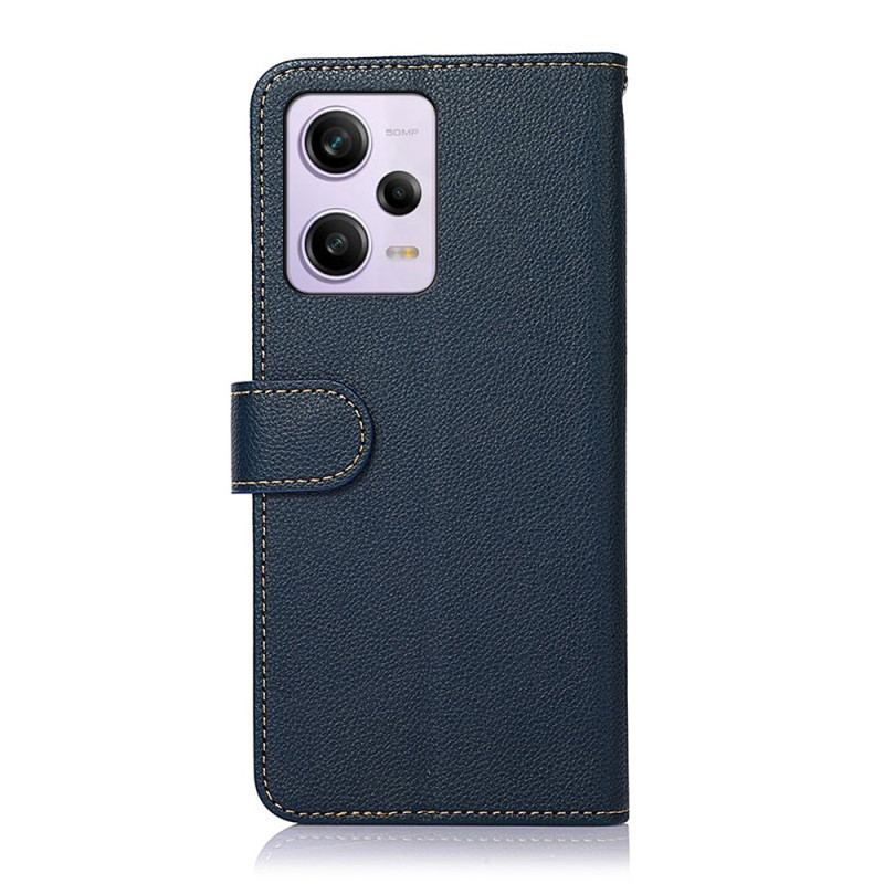 Capa Flip Para Xiaomi Redmi Note 12 Pro Plus Estilo Lichia Rfid Khazneh