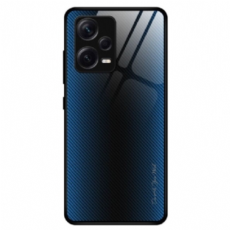 Capa Para Xiaomi Redmi Note 12 Pro Plus Vidro Temperado De Fibra De Carbono