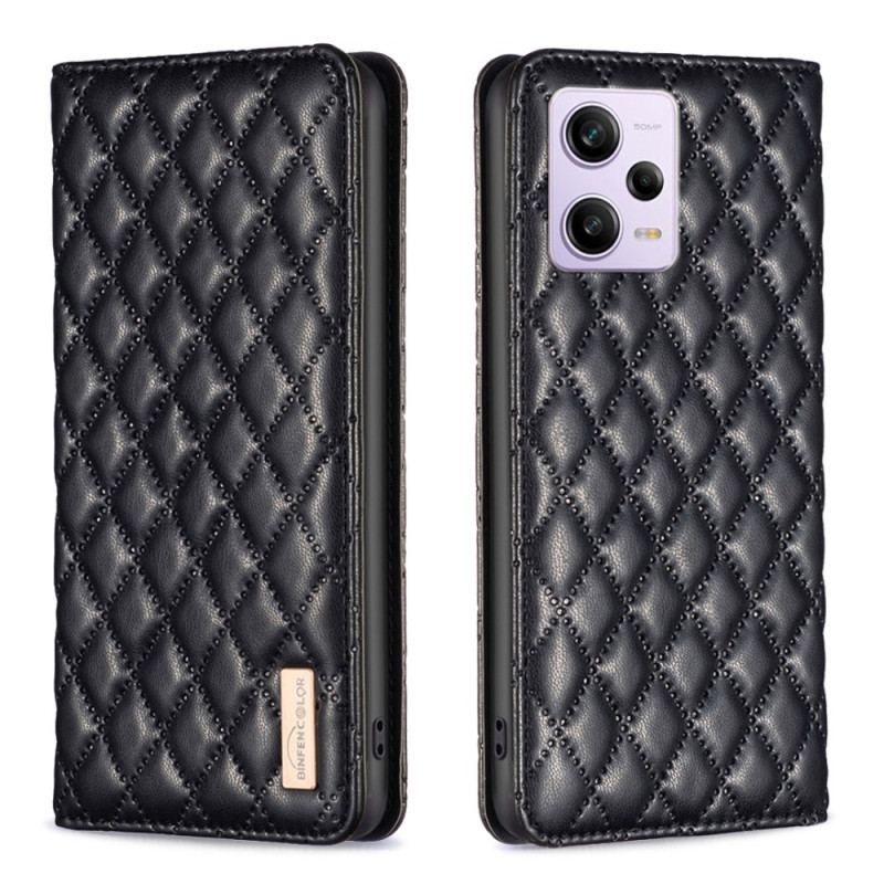 Capa De Celular Para Poco X5 Pro 5G Flip Acolchoado Binfen Color