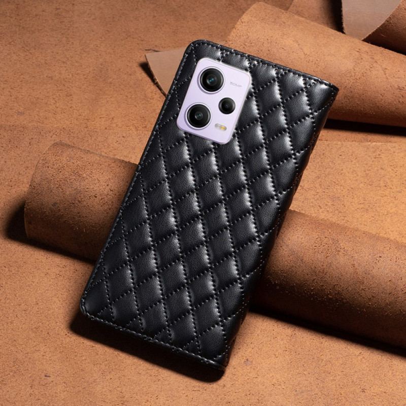 Capa De Celular Para Poco X5 Pro 5G Flip Acolchoado Binfen Color