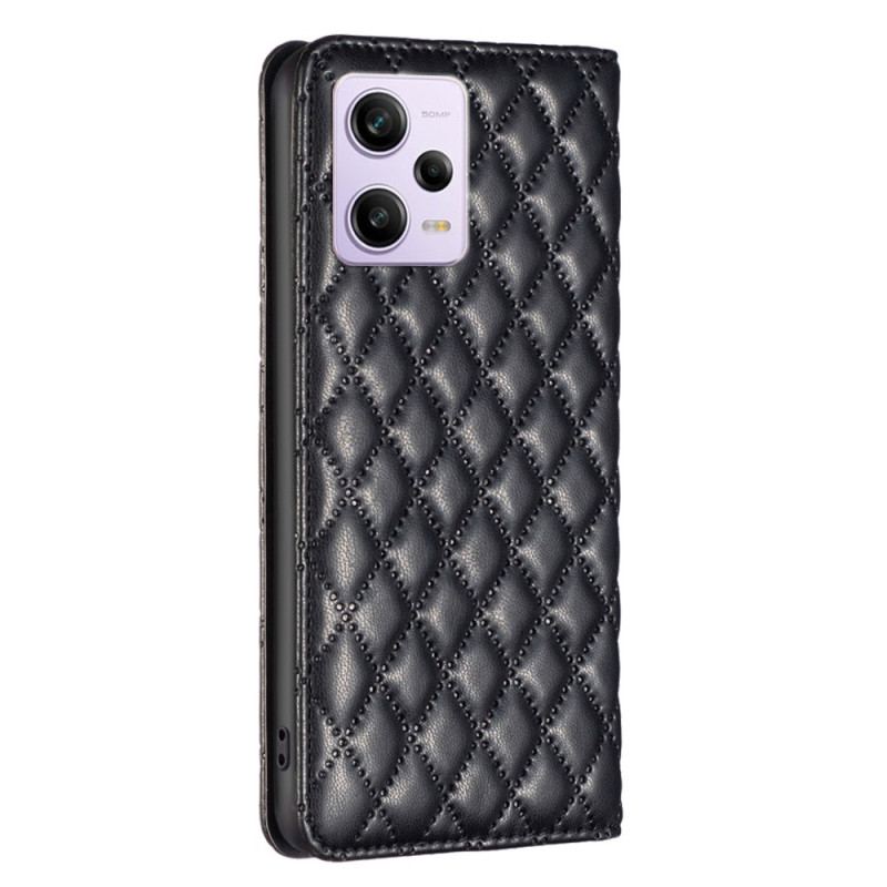 Capa De Celular Para Poco X5 Pro 5G Flip Acolchoado Binfen Color