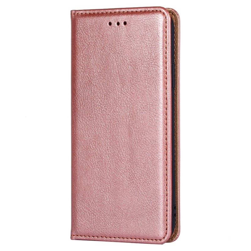 Capa De Celular Para Poco X5 Pro 5G Flip Costura De Couro Falso