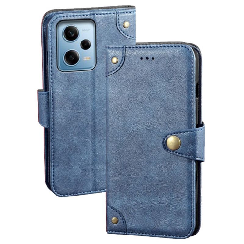 Capa Flip Para Poco X5 Pro 5G Botão Magnético