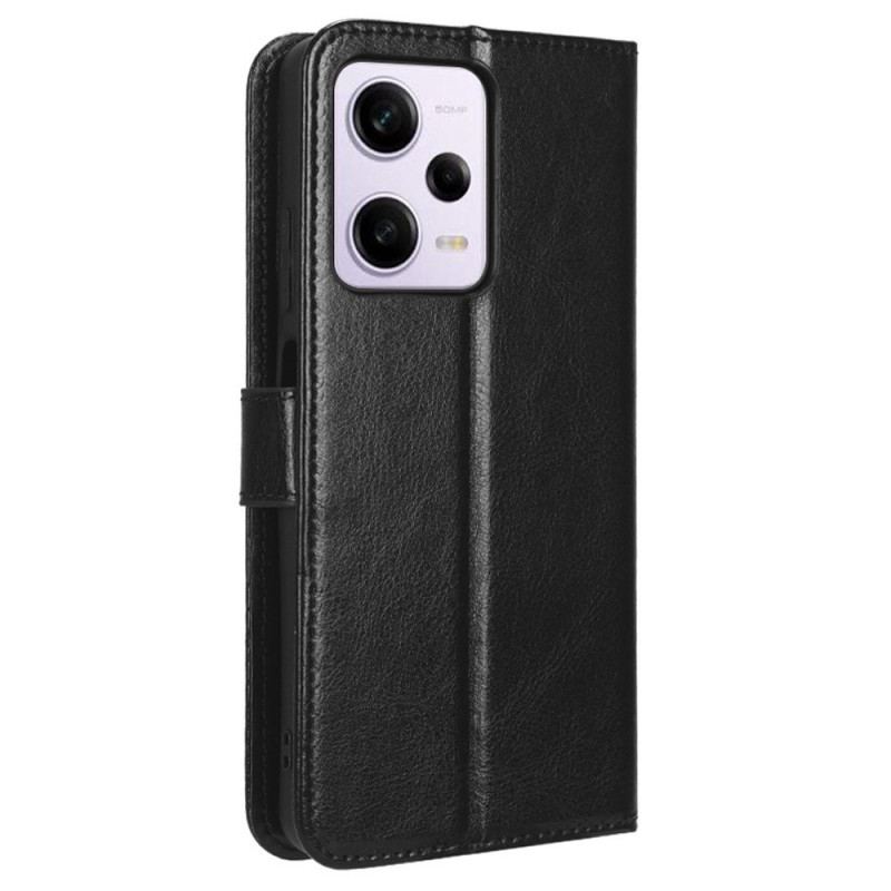 Capa Flip Para Poco X5 Pro 5G Couro Sintético