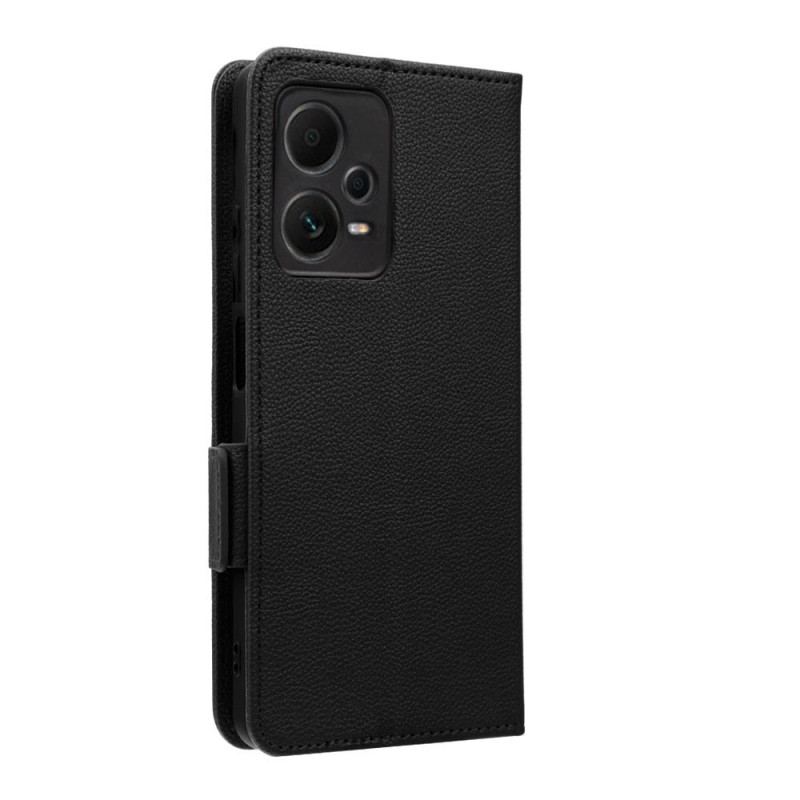 Capa Folio Para Poco X5 Pro 5G De Cordão Tiras Finas