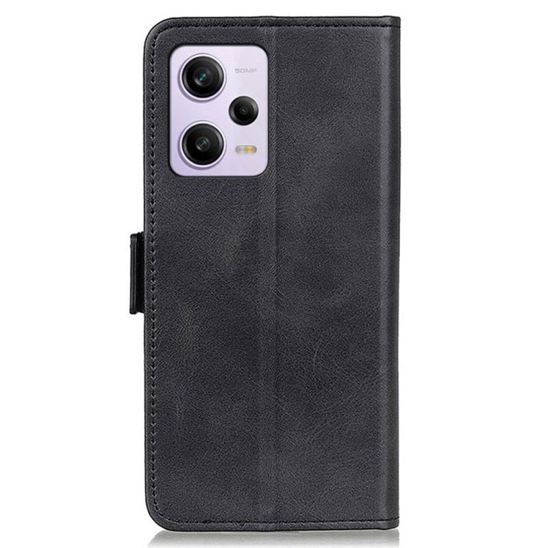 Capa Folio Para Poco X5 Pro 5G Fecho Duplo