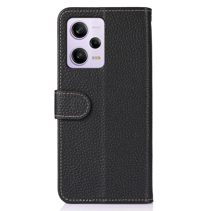 Capa Folio Para Poco X5 Pro 5G Khazneh Lichia Couro