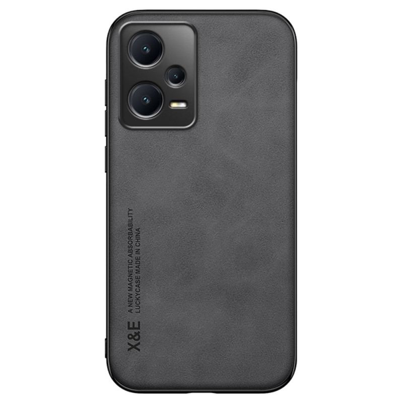 Capa Para Poco X5 Pro 5G Couro Efeito Couro X&e