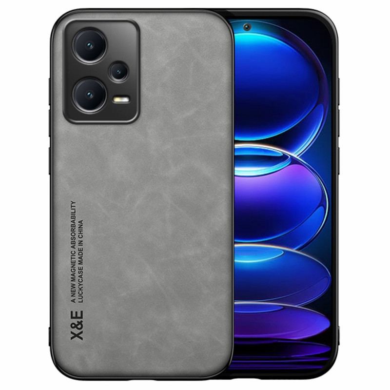 Capa Para Poco X5 Pro 5G Couro Efeito Couro X&e