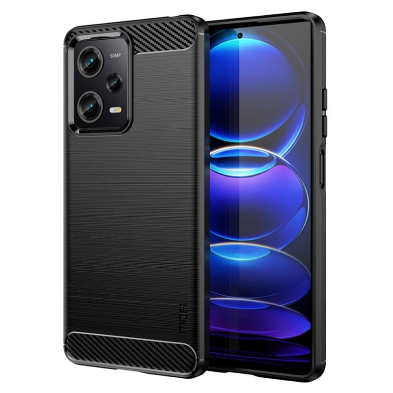 Capa Para Poco X5 Pro 5G Fibra De Carbono Escovada Mofi