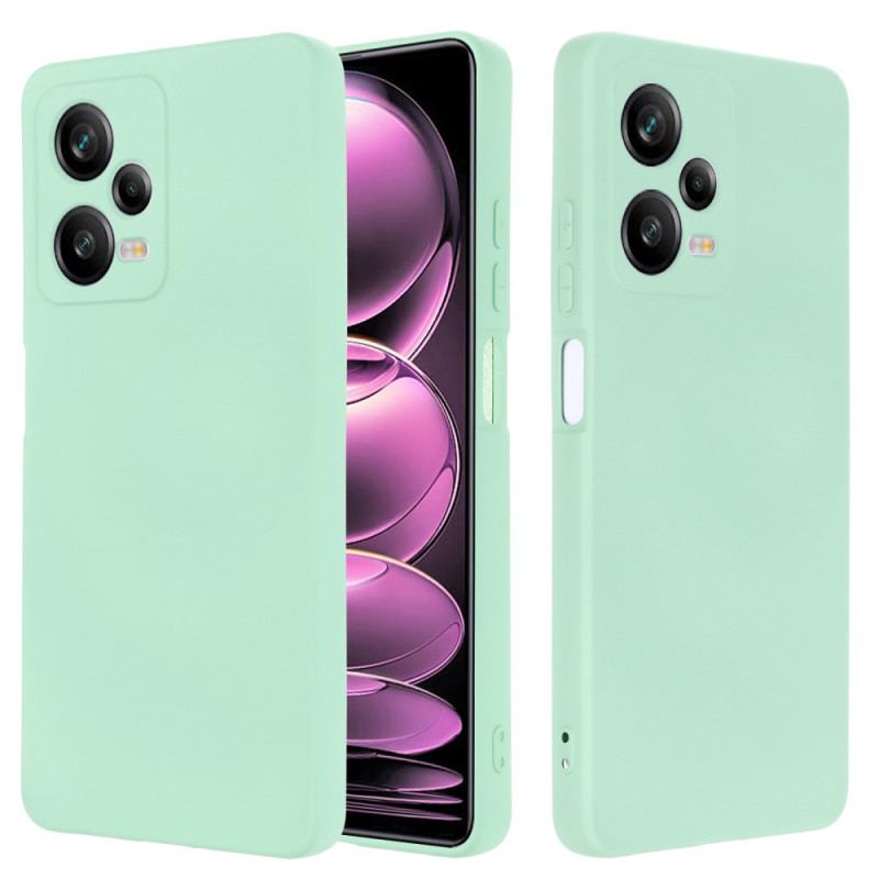 Capa Para Poco X5 Pro 5G Silicone Líquido Com Cordão