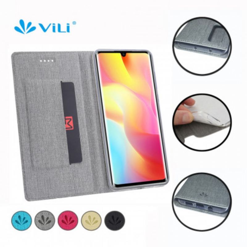 Capa De Celular Para Xiaomi Mi Note 10 Lite Flip Vili Dmx Texturizado