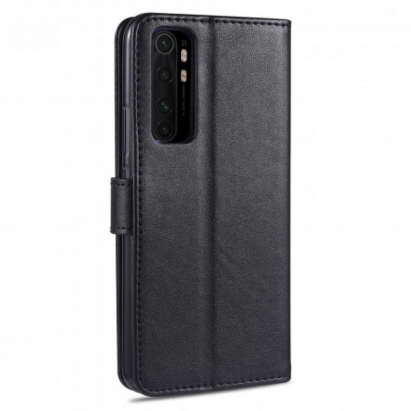 Capa De Couro Para Xiaomi Mi Note 10 Lite Couro Sintético Azns