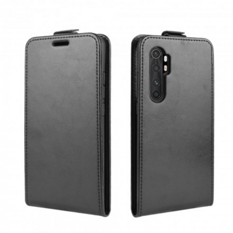 Capa Folio Para Xiaomi Mi Note 10 Lite Flip Dobrável Retrô