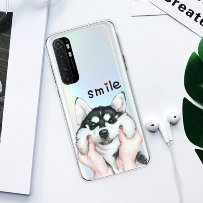 Capa Para Xiaomi Mi Note 10 Lite Cachorro Sorridente