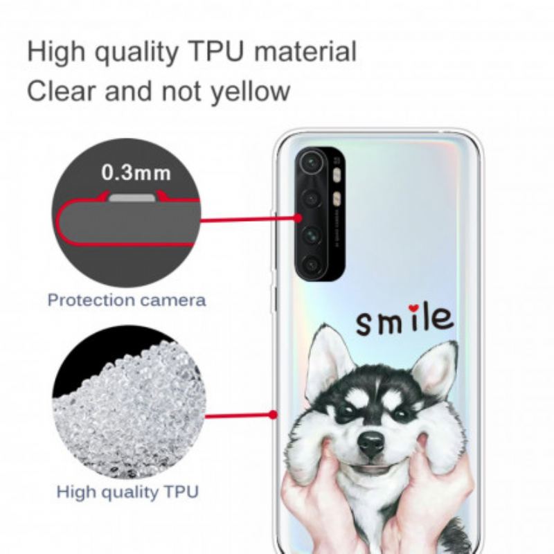 Capa Para Xiaomi Mi Note 10 Lite Cachorro Sorridente