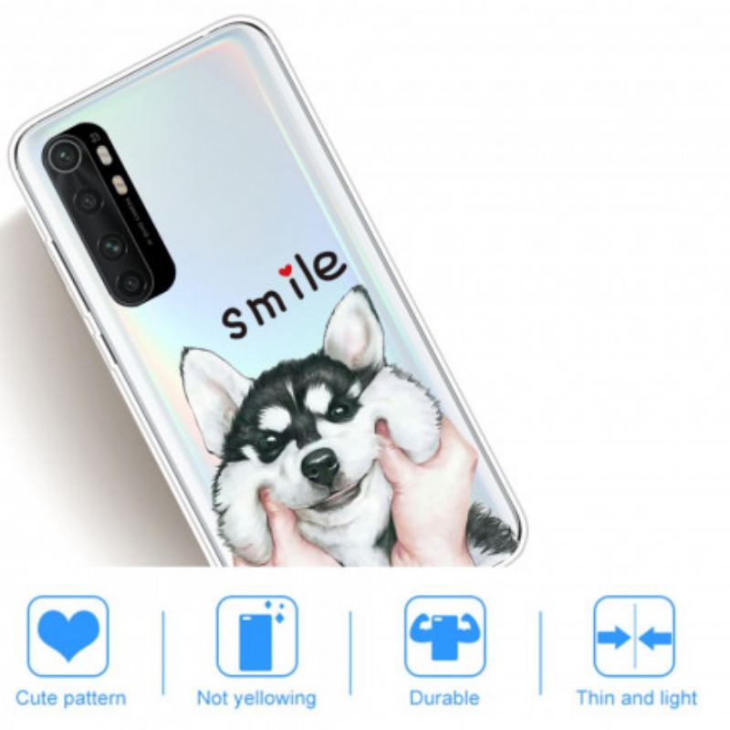 Capa Para Xiaomi Mi Note 10 Lite Cachorro Sorridente