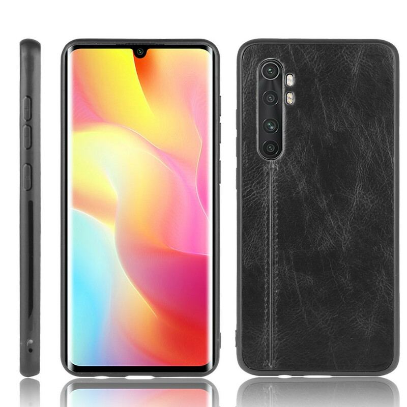 Capa Para Xiaomi Mi Note 10 Lite Efeito Couro Couture